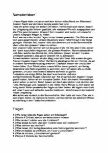 Vorschau themen/altsteinzeit/Leseverstaendnis Nomadenleben.pdf